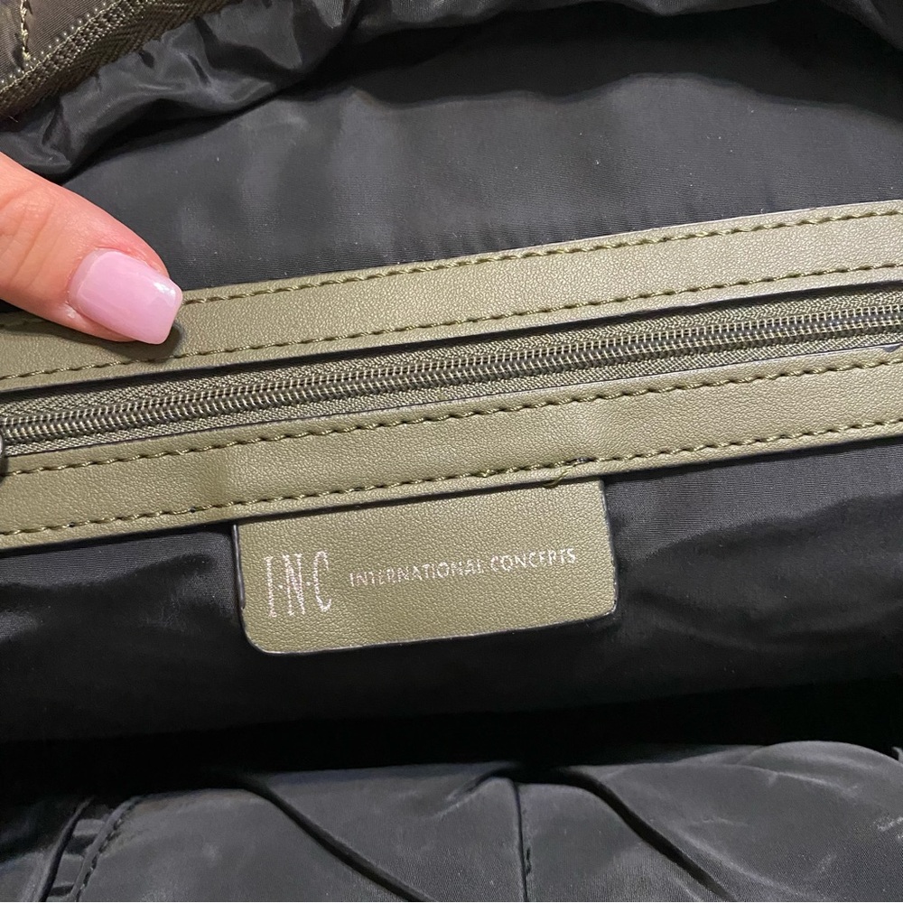 {INC International Concepts} Camo Quilted Nylon Backpack - Picture 8 of 16